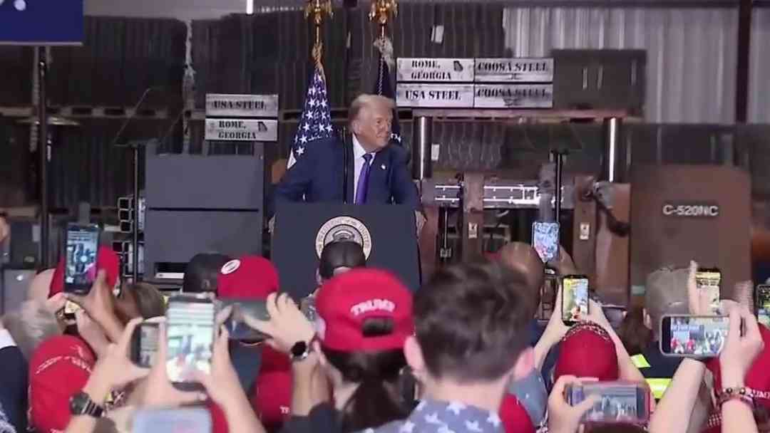 Donald Trump visita fábrica de acero en Georgia; dará balance de su agenda económica | ViX