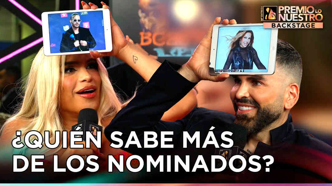 Wendy Guevara, Jomari Goyso y Marko se enfrentan en un divertido juego en Premio Lo Nuestro | ViX