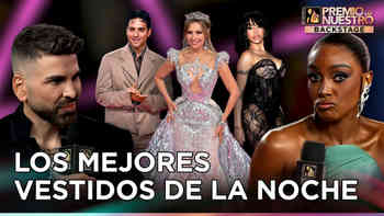 Jomari Goyso, Amara La Negra y Monse Medina analizan y opinan sobre los vestidos de la gala en Premio Lo Nuestro