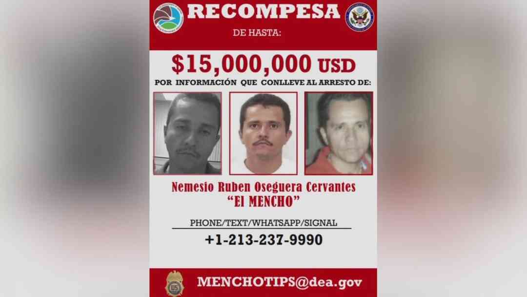 ¿De cuánto era la millonaria recompensa que ofrecía EEUU por 'El Mencho y de qué lo acusaba el gobierno? | ViX
