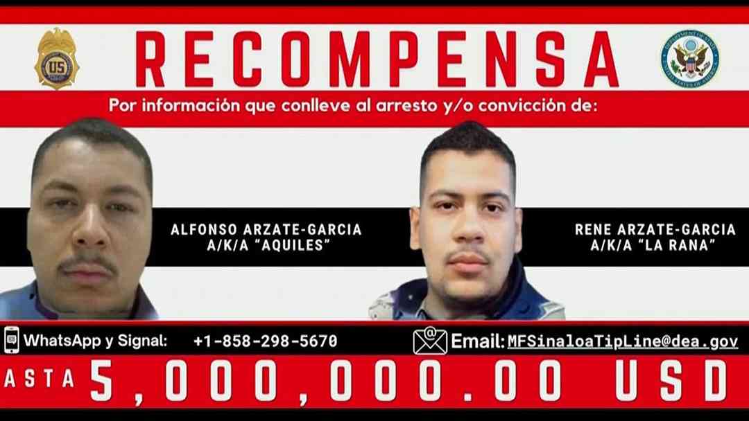 EEUU ofrece $10 millones por "La Rana" y "Aquiles", jefes clave del Cártel de Sinaloa | ViX