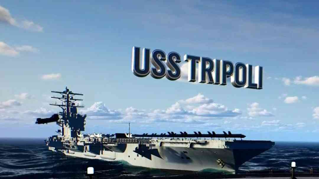 Conoce el USS Tripoli, el buque que el Pentágono desplegó para reformar la fuerza en Medio Oriente | ViX