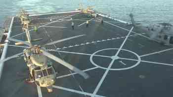 Artemis II: Llegan helicópteros a buque donde astronautas volverán a "pisar"