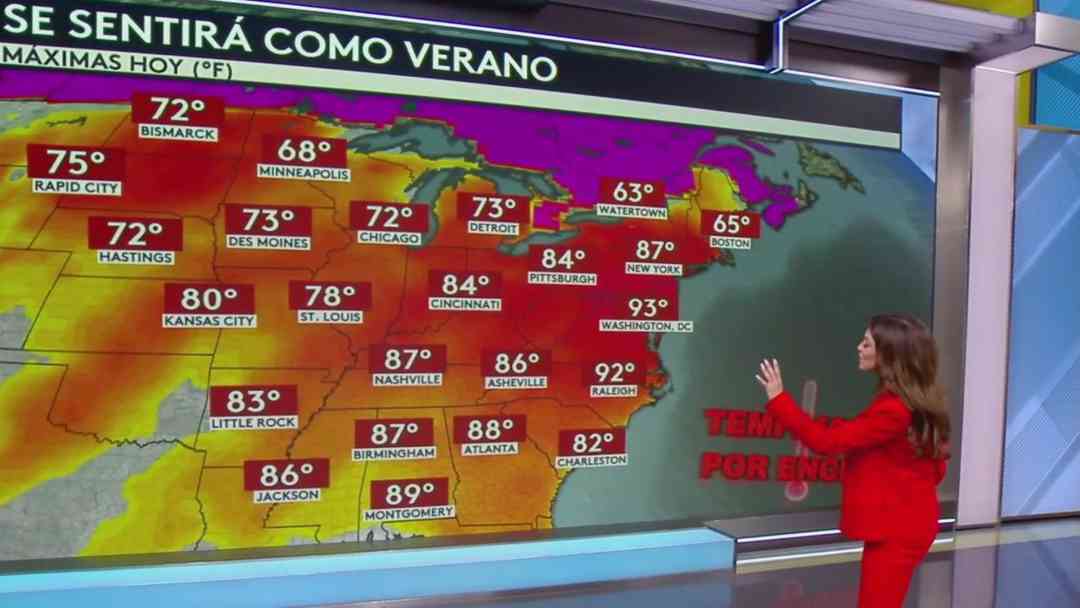 Clima hoy Estados Unidos miércoles 15 de abril 2026: tormenta al medio oeste y calor en el resto del país | ViX