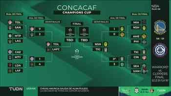 Así se jugarán las Semifinales de la Cncacaf Champions Cup 2026