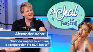 Alexander Acha: "Cuando empecé mi carrera, la comparación era muy fuerte"