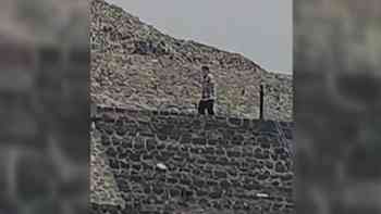 Revelan nuevo video del ataque en Teotihuacán que dejó dos muertos en la pirámide de la luna