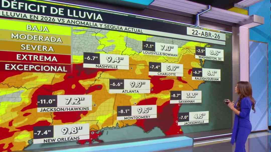 Clima hoy Estados Unidos miércoles 22 de abril 2026: lluvias al noreste y ascienden temperaturas | ViX
