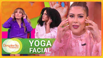 Yoga facial: Francisca, Karla y Jessi aprendieron cómo desinflamar el rostro