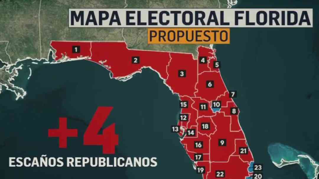 Senado de Florida aprueba mapa electoral de DeSantis y favorece a republicanos con 4 escaños en el Congreso | ViX