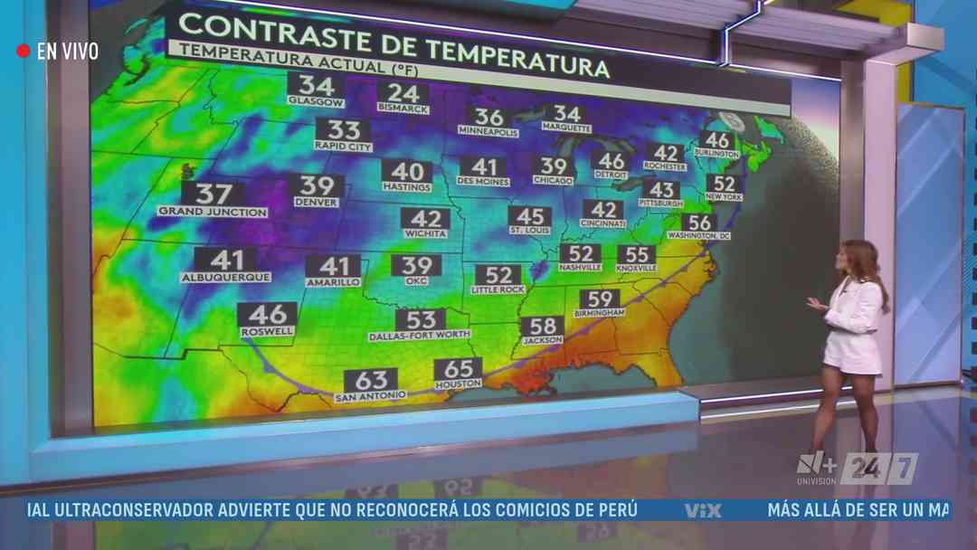 Clima hoy en Estados Unidos, jueves 7 de mayo 2026: Frente frío en el país y Florida con calor extremo | ViX