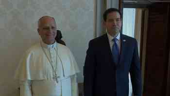 Papa León XIV recibe a Marco Rubio en medio de tensiones con la Casa Blanca