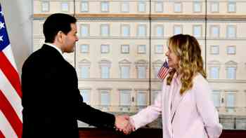 Marco Rubio se reúne hoy 8 de mayo con la primer ministra italiana Giorgia Meloni