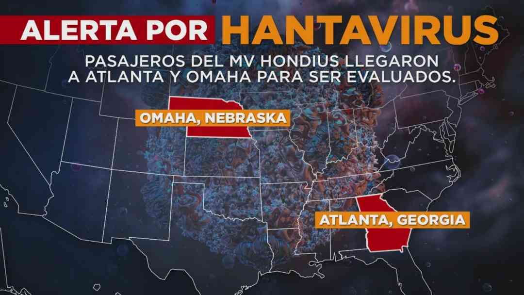 Hantavirus hoy EEUU | Atlanta monitorea a positivos, en Nebraska pasajeros de crucero en cuarentena | ViX