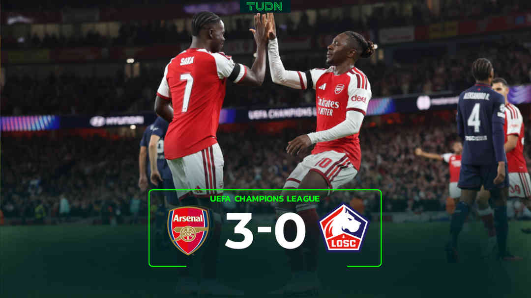 Arsenal vs. Lille - 13 de octubre | ViX