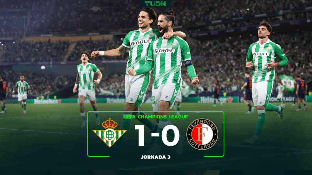 Real Betis vs. Feyenoord - 21 de octubre | ViX